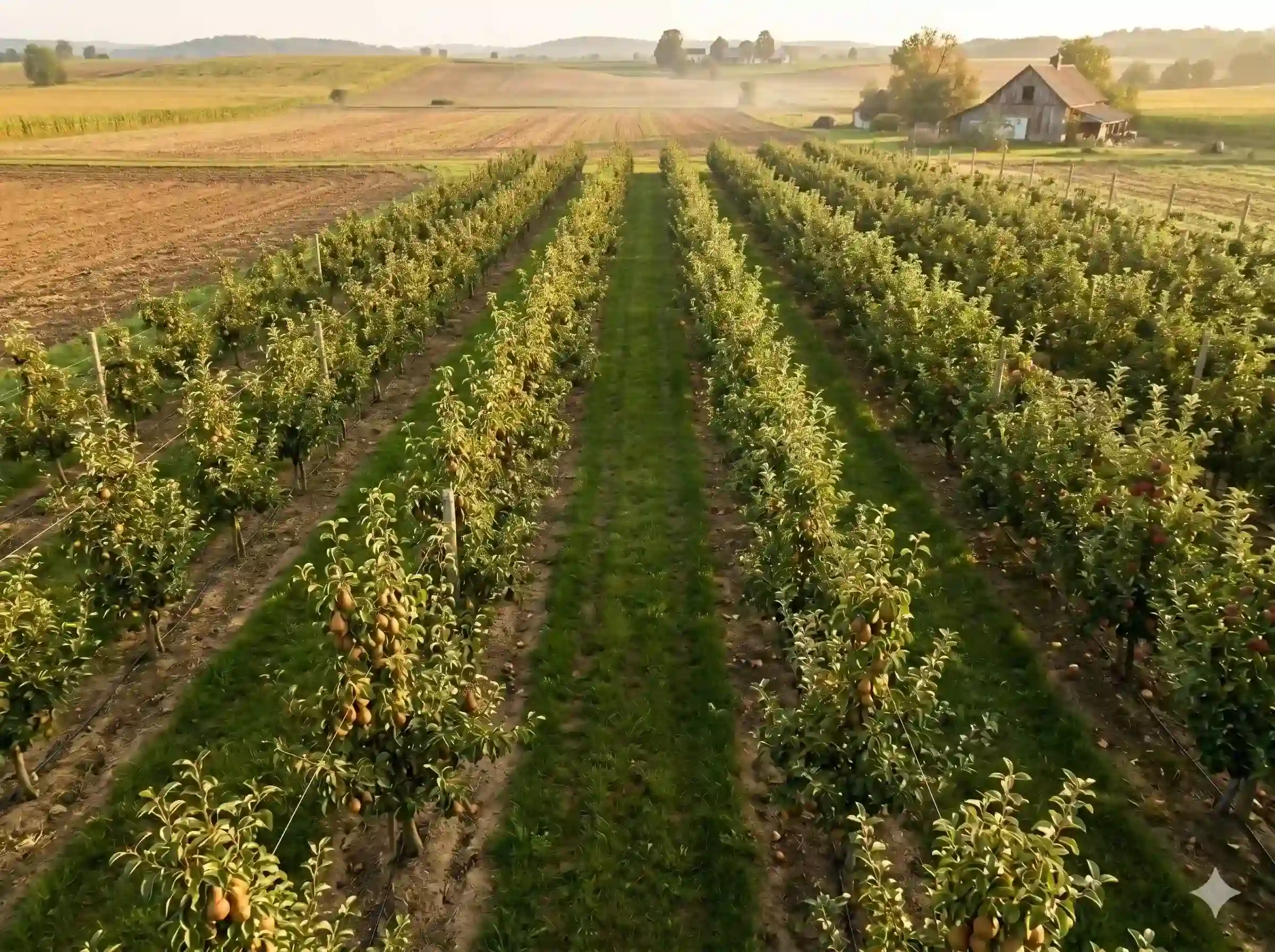 Il nostro vivaio di alberi da frutto - piantagione